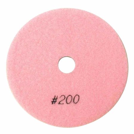 SPECIALTY DIAMOND Premium Wet Polishing Pad, 5 Inch 200 Grit - 6mm BRTW5200